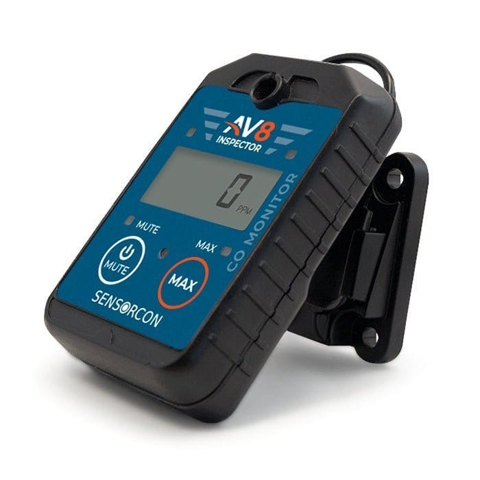 Sensorcom CO Detectors AV8 Inspector - Portable Carbon Monoxide Monitor for Aviation