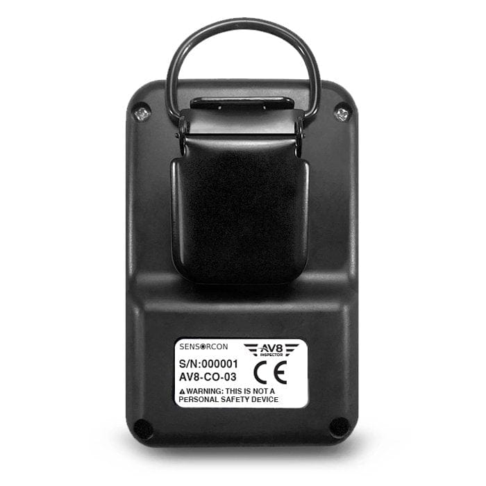 Sensorcom CO Detectors AV8 Inspector Pro - Portable Carbon Monoxide Monitor for Aviation