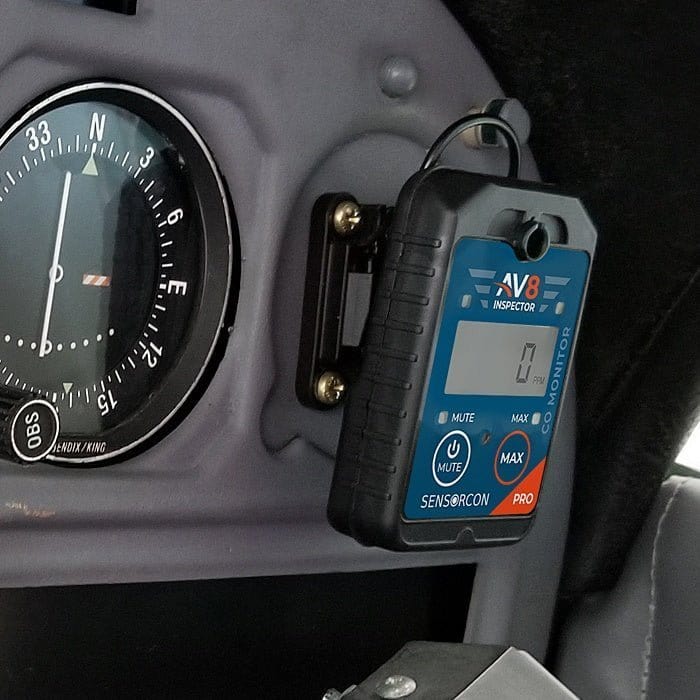 Sensorcom CO Detectors AV8 Inspector Pro - Portable Carbon Monoxide Monitor for Aviation