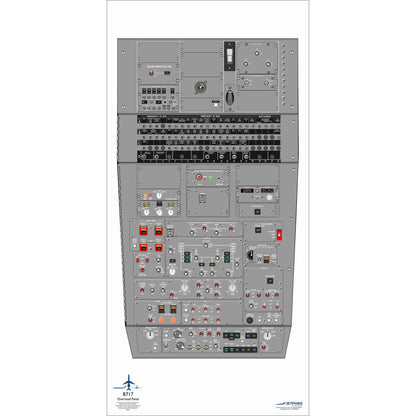 JETPUBS Cockpit Poster Boeing 18" x 36" Cockpit Posters