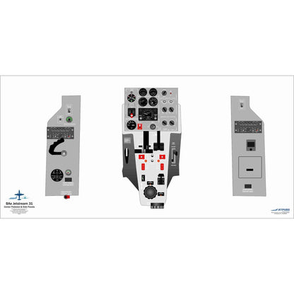 JETPUBS Cockpit Poster British Aerospace 18" x 36" Cockpit Posters