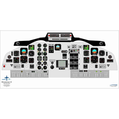 JETPUBS Cockpit Poster British Aerospace 18" x 36" Cockpit Posters