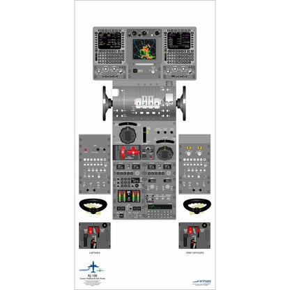 JETPUBS Cockpit Poster British Aerospace 18" x 36" Cockpit Posters