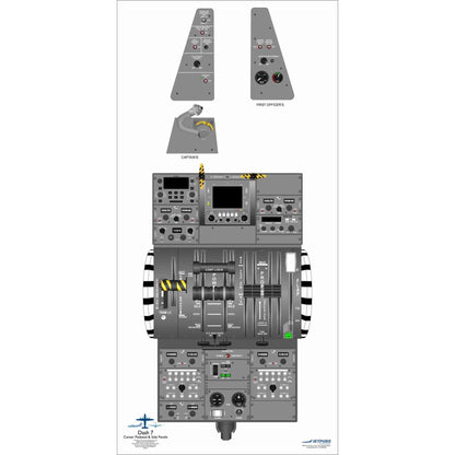 JETPUBS Cockpit Poster De Havilland 18" x 36" Cockpit Posters