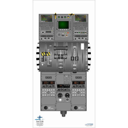 JETPUBS Cockpit Poster De Havilland 18" x 36" Cockpit Posters