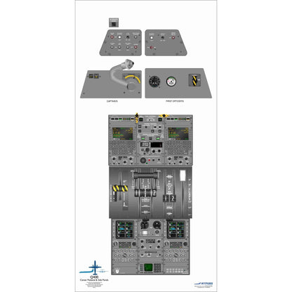 JETPUBS Cockpit Poster De Havilland 18" x 36" Cockpit Posters
