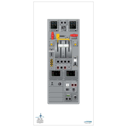 JETPUBS Cockpit Poster Embraer 18" x 36" Cockpit Posters