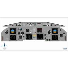 JETPUBS Cockpit Poster Fokker F100 Fokker 18" x 36" Cockpit Posters