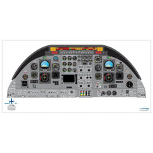 JETPUBS Cockpit Poster Learjet LR35 Learjet 18" x 36" Cockpit Posters