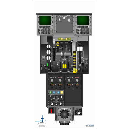 JETPUBS Cockpit Poster McDonnell Douglass 18" x 36" Cockpit Posters