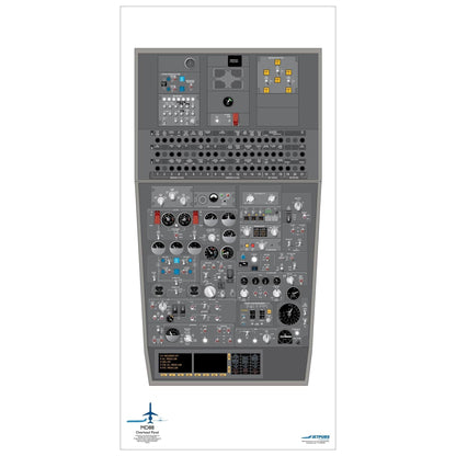 JETPUBS Cockpit Poster McDonnell Douglass 18" x 36" Cockpit Posters