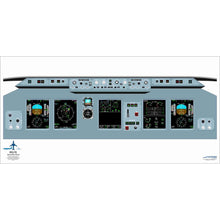 JETPUBS Cockpit Poster Sukhoi RRJ095 SuperJet Sukhoi 18" x 36" Cockpit Posters