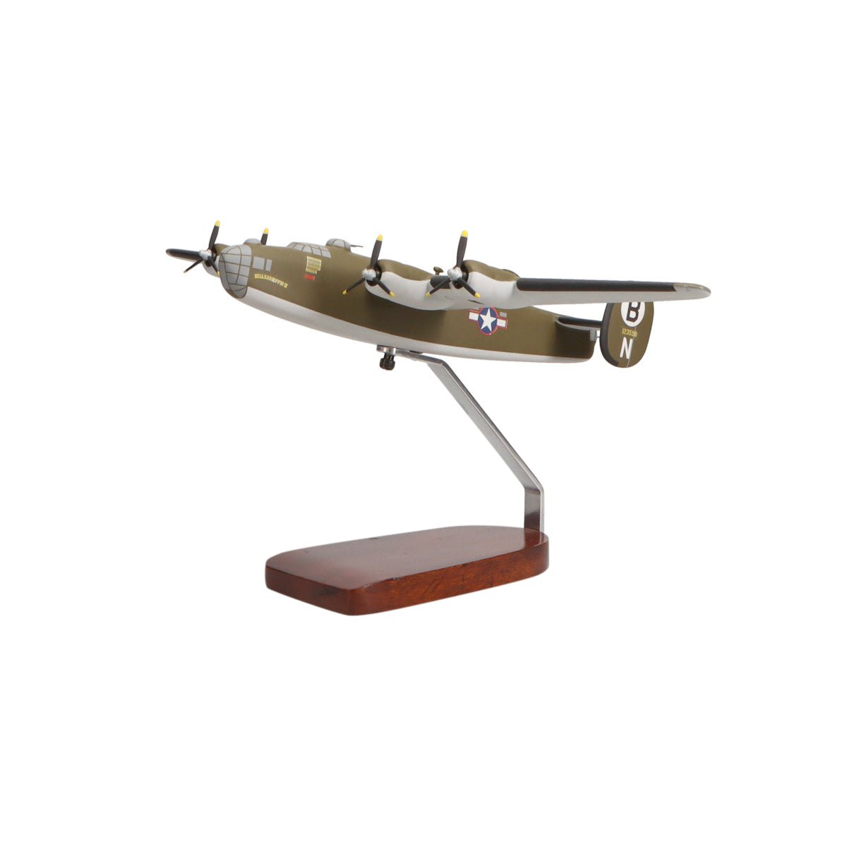 Consolidated B-24D Liberator® (Olive) Limited Edition Large Mahogany Model - PilotMall.com
