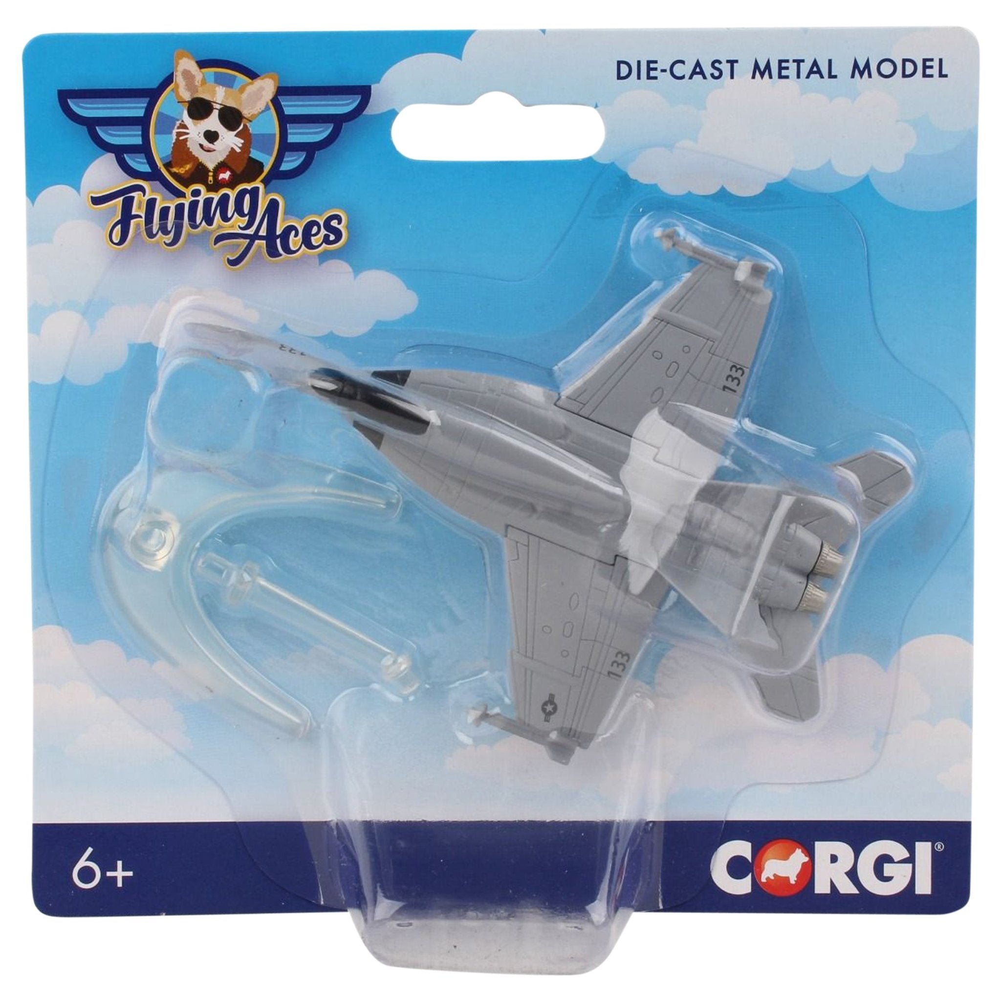 Corgi Flying Aces F18 Super Hornet Die-Cast Metal Model Aircraft - PilotMall.com