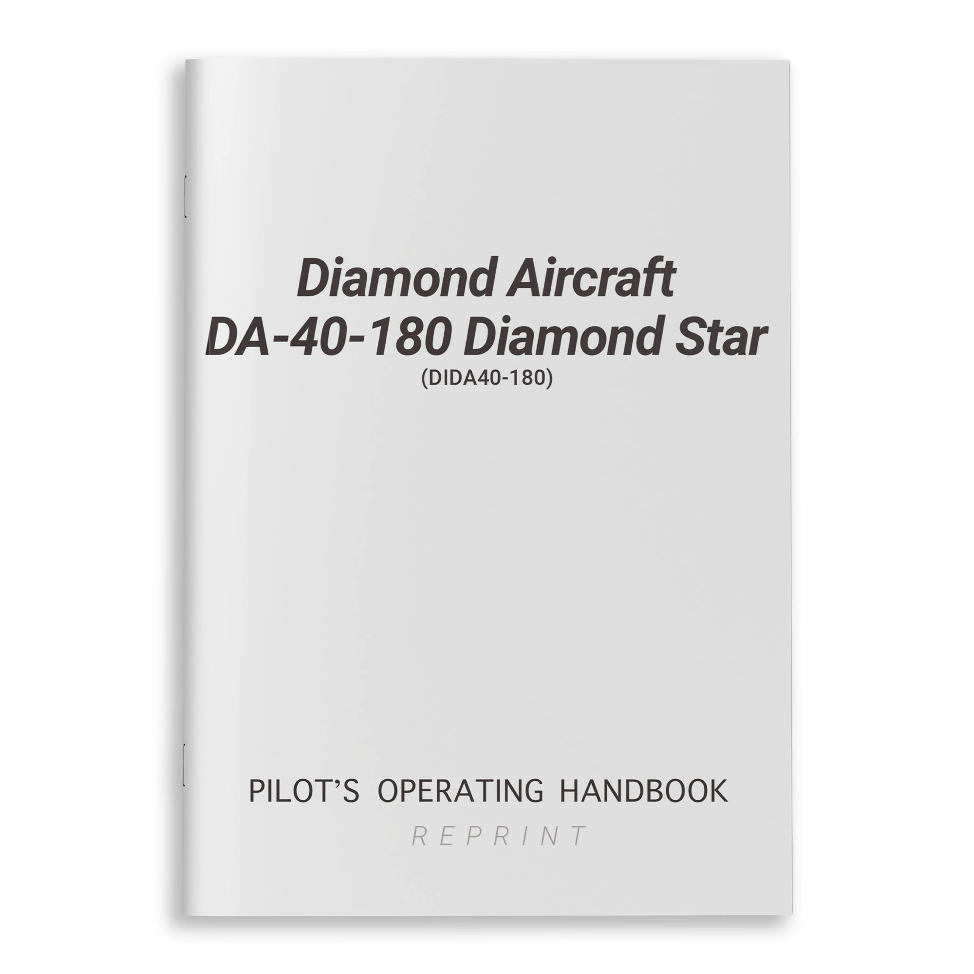 Diamond Aircraft DA-40-180 Diamond Star POH (DIDA40-180) - PilotMall.com