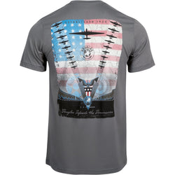 Douglas Defends The Democracies Officially Licensed Aeroplane Apparel Co. Men's T-Shirt