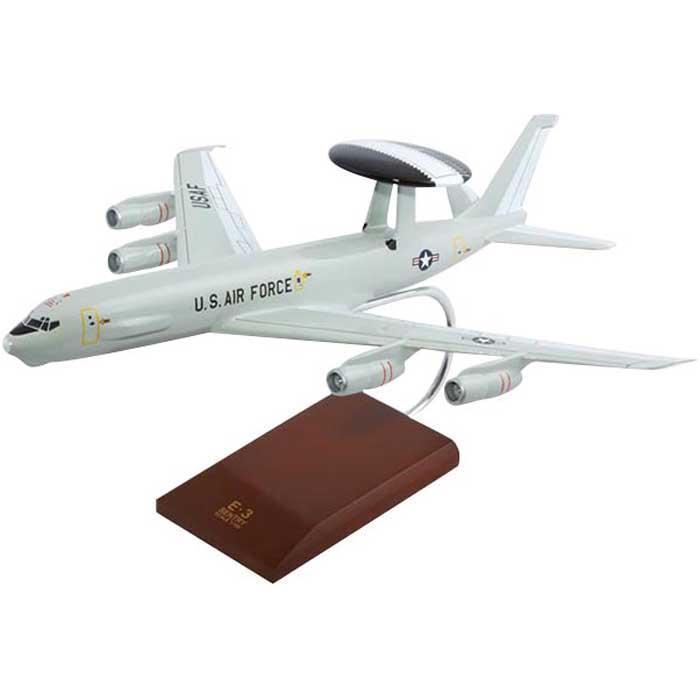 E-3A Sentry AWACS 1/100 Mahogany Model - PilotMall.com