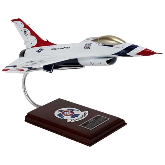 F-16A Thunderbirds Mahogany Model 1/32 Scale - PilotMall.com