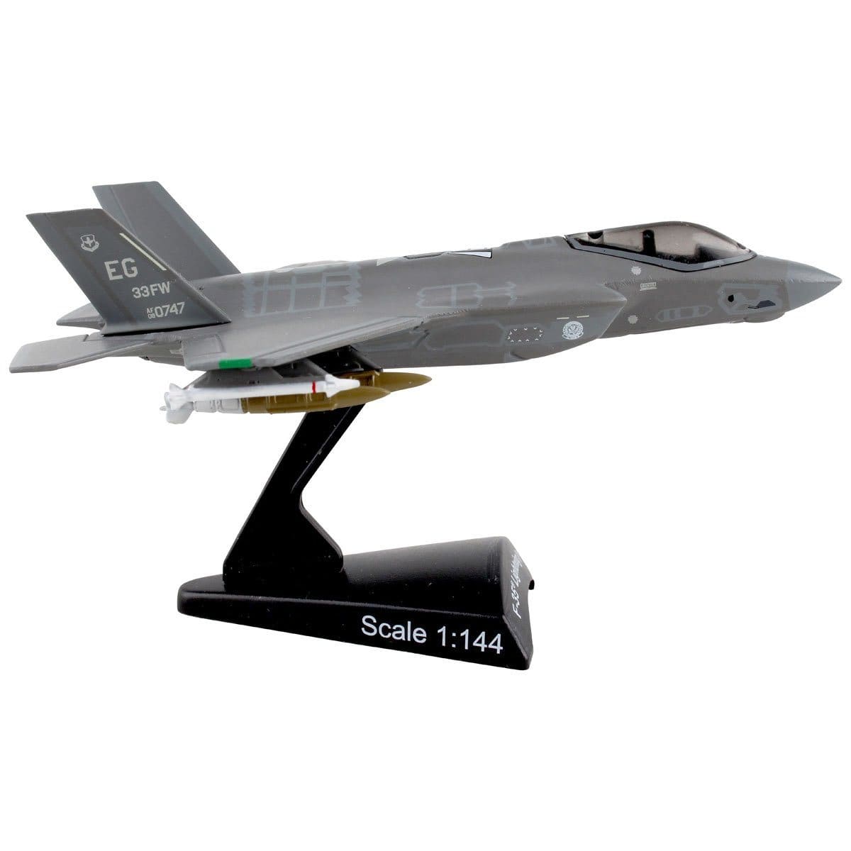 Postage Stamp F-35(A) Lightning II 58th FS 1/144 Die-Cast Metal Model Aircraft