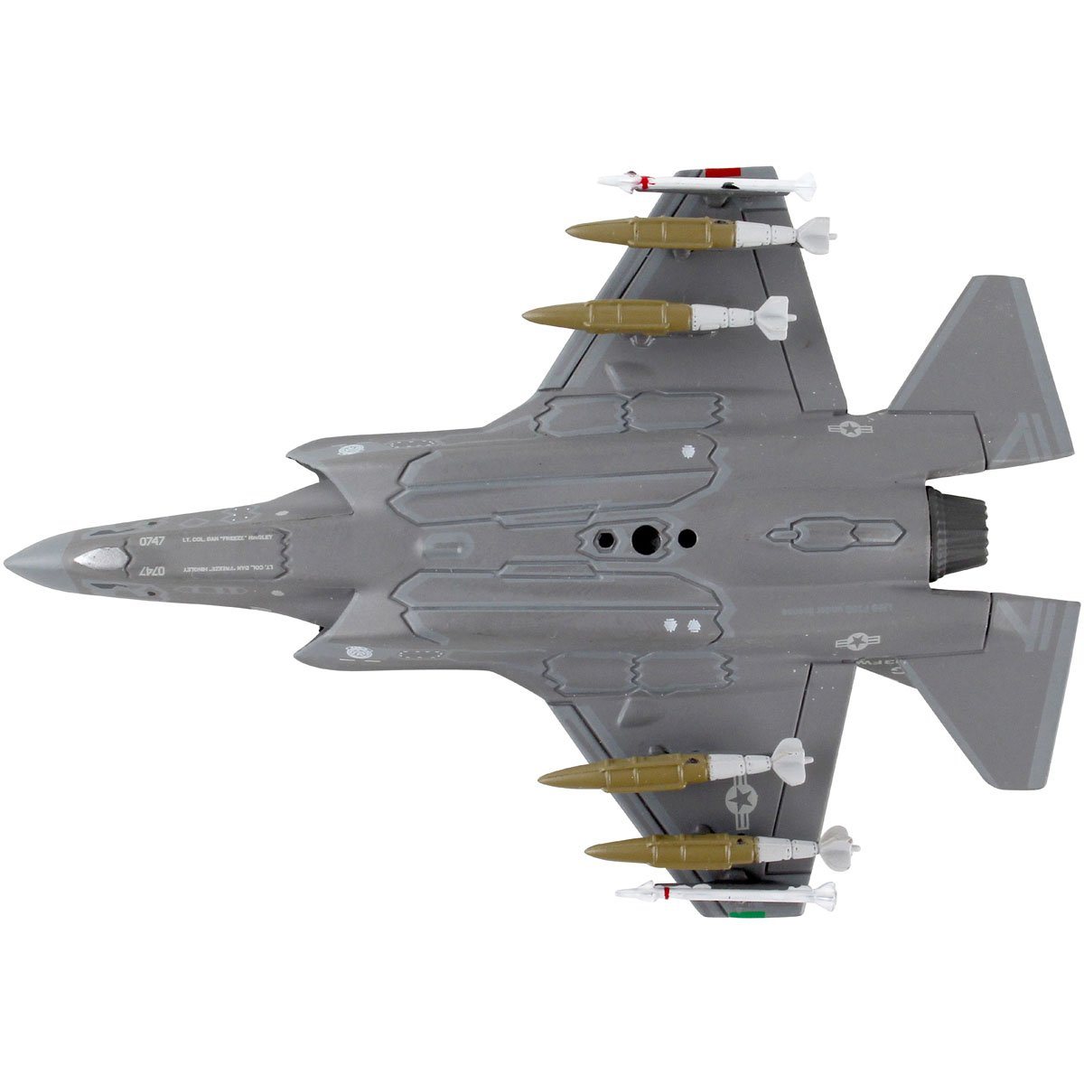 F-35(A) Lightning II 58th FS 1/144 Scale Postage Stamp Die-cast Model - PilotMall.com