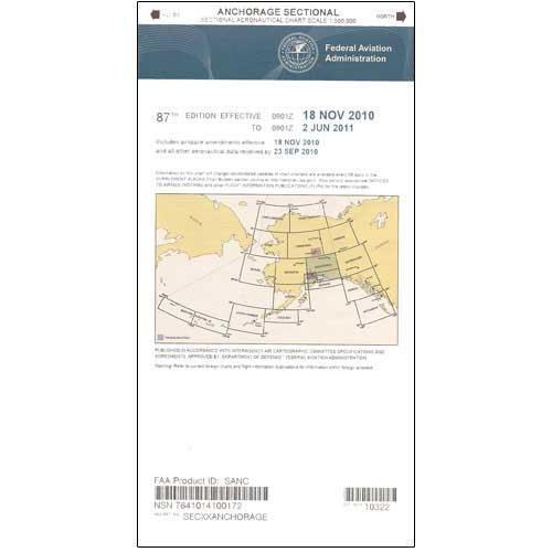 AeroNav Products FAA Alaska Charts FAA Anchorage Sectional - 04/17/25 thru 06/12/25
