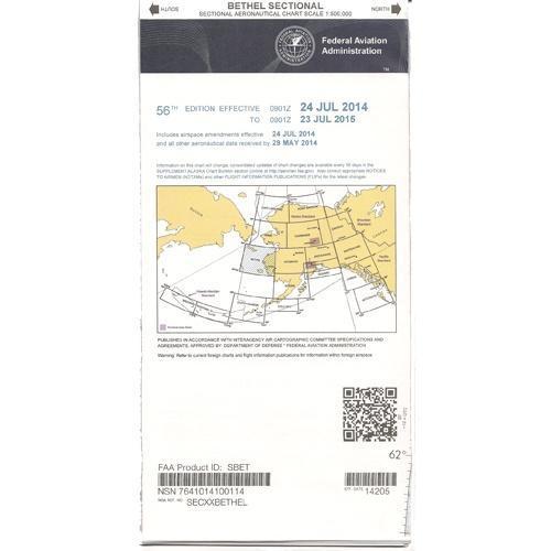 AeroNav Products FAA Alaska Charts FAA Bethel Sectional - 04/17/25 thru 06/12/25