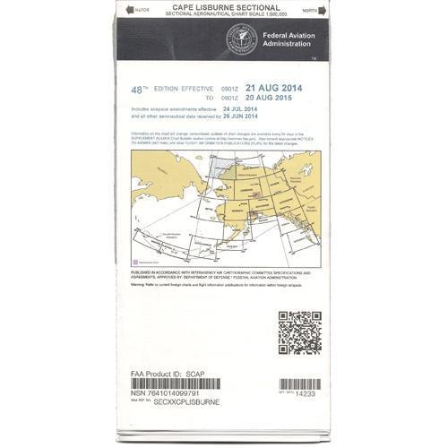 AeroNav Products FAA Alaska Charts FAA Cape Lisburne Sectional - 04/17/25 thru 06/12/25