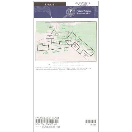 AeroNav Products FAA Alaska Charts FAA Enroute Low Alaska L1/2 - 04/17/25 thru 06/12/25
