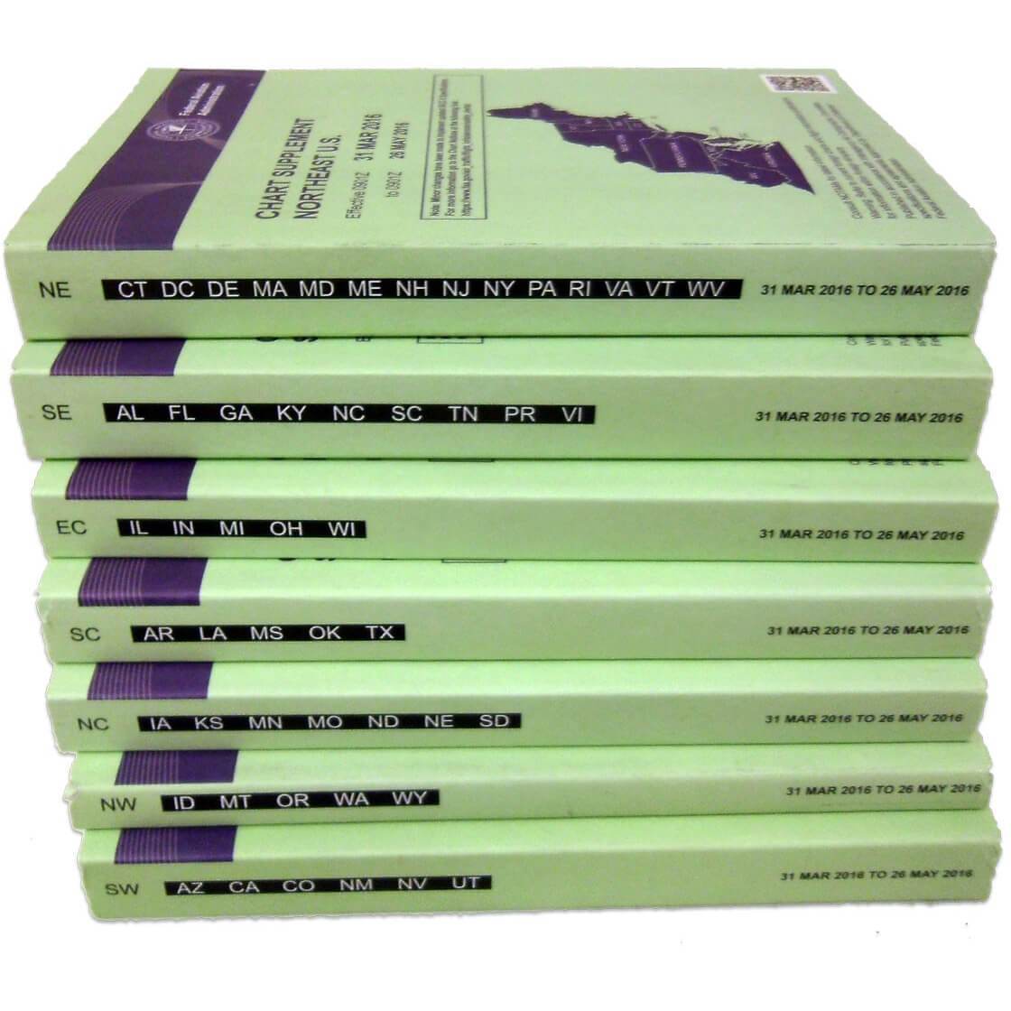 FAA Chart Supplement Set Complete 7Volume US Guide