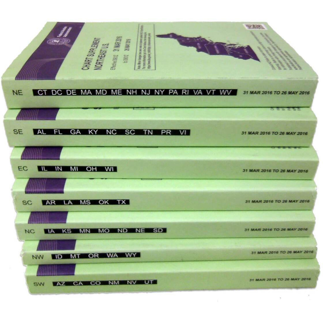 FAA Chart Supplement Set Complete 7Volume US Guide