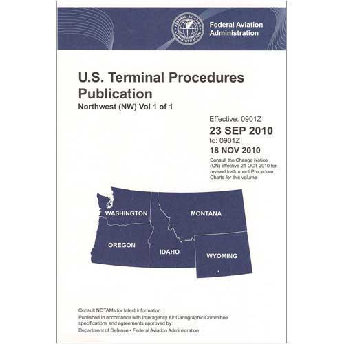 FAA Terminal Procedures NW Vol 1 Bound 08/10/23 thru 10/05/23 - PilotMall.com