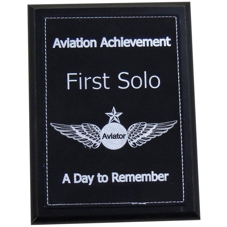 First Solo Aviation Achievement Plaque - PilotMall.com