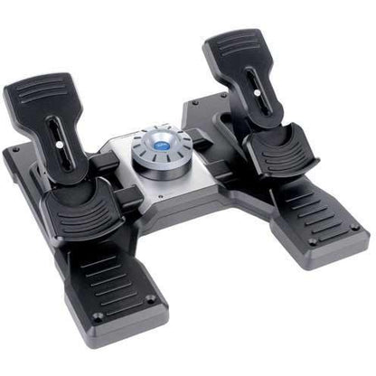 saitek heavy eqpt. wheel & pedal Logitech Flight Rudder Pedals