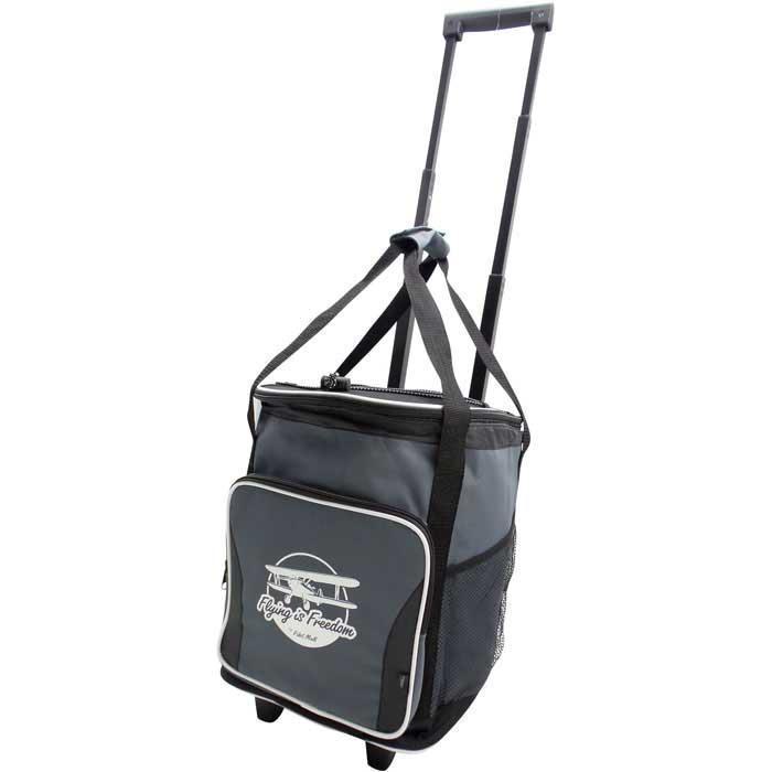 Flying is Freedom Koozie Tailgate Rolling Cooler - PilotMall.com