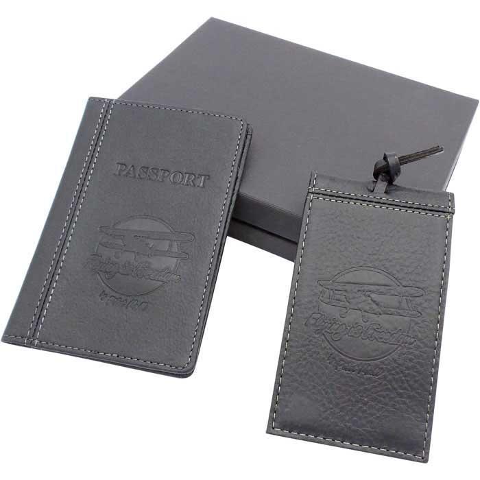 Flying is Freedom Passport & Magnetic Luggage Tag Gift Set - PilotMall.com