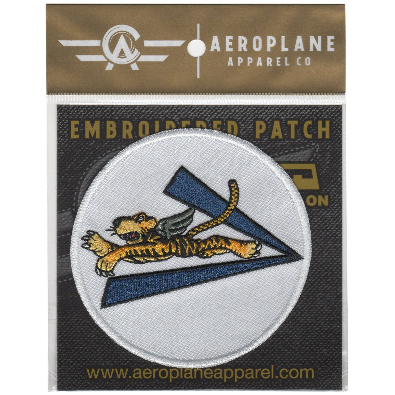 Flying Tigers V For Victory Embroidered Patch (Iron On Application) - PilotMall.com