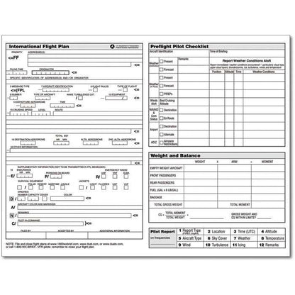 ASA Forms & Checklists ASA Flight Planner Sheets