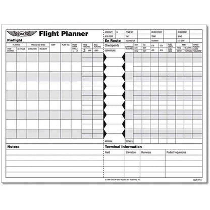 ASA Forms & Checklists ASA Flight Planner Sheets