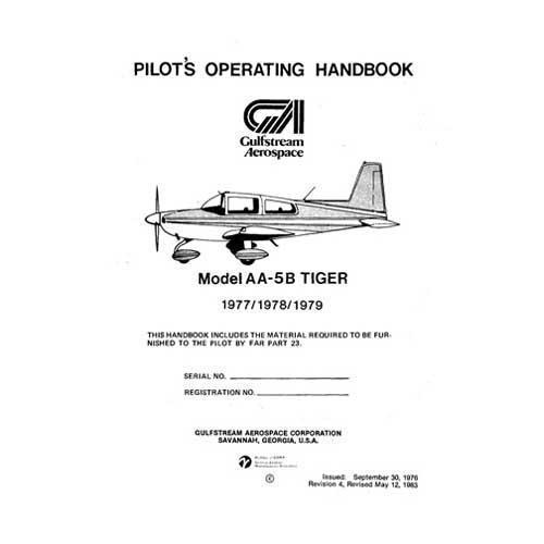 Grumman AA-5B Tiger 1977-79 Pilot's Operating Handbook (part# 7733) - PilotMall.com