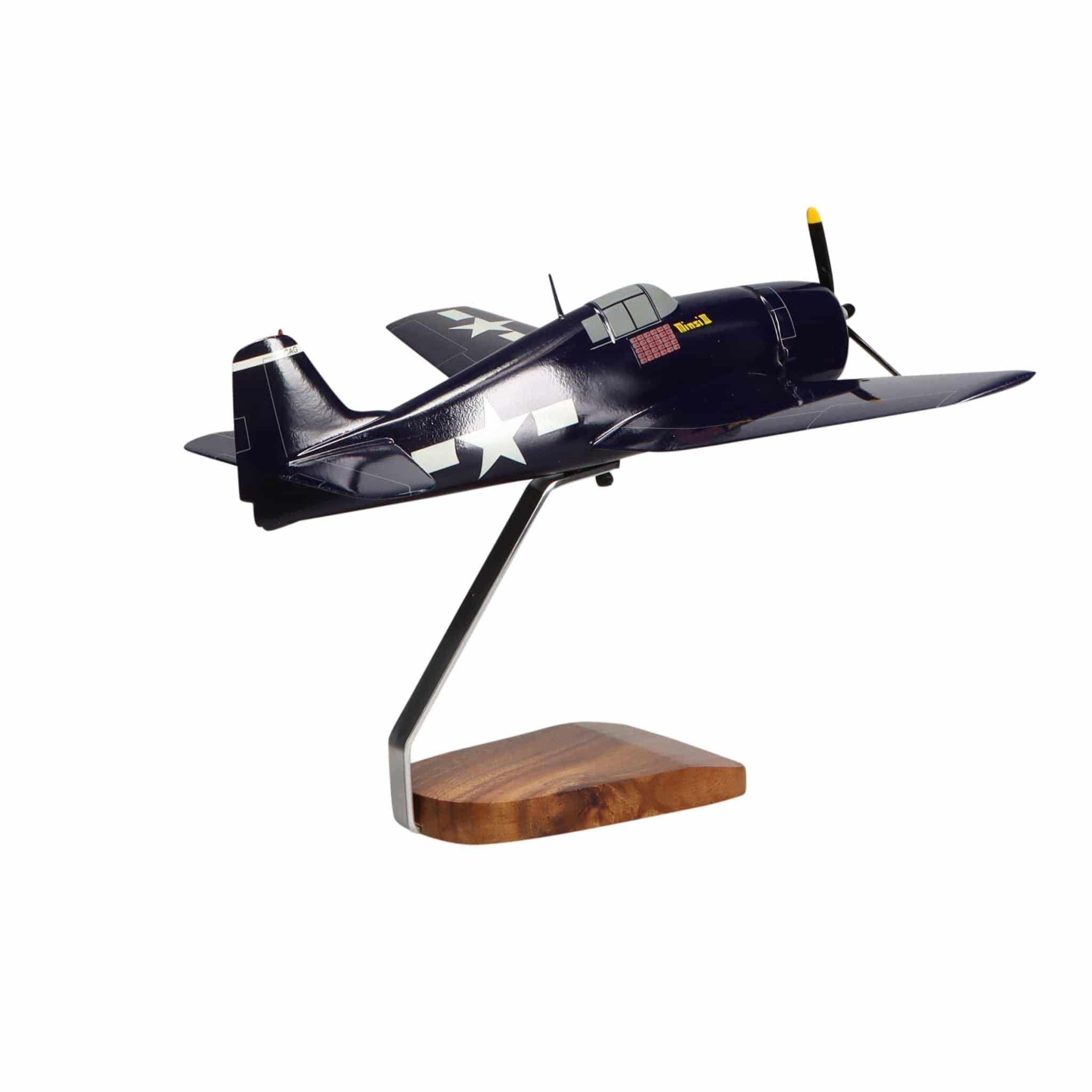 Grumman F6F Hellcat® Large Mahogany Model - PilotMall.com