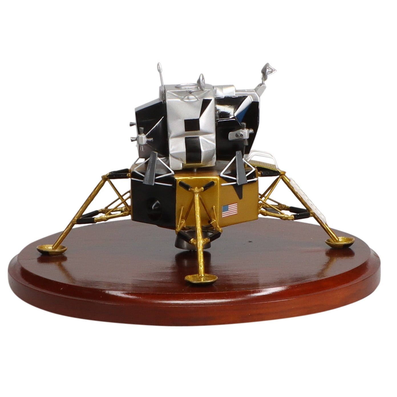 Grumman Lunar Module™ Large Mahogany Model - PilotMall.com
