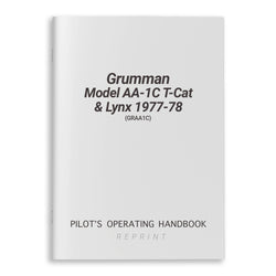 Grumman Model AA-1C T-Cat & Lynx 1977-78 POH (GRAA1C)