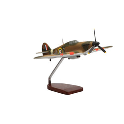 Hawker Hurricane Limited Edition Large Mahogany Model - PilotMall.com