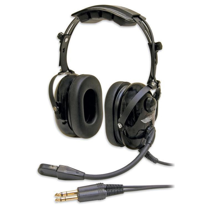 ASA AirClassics HS‑1A PNR aviation headset on a white background