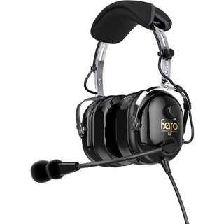 Faro G2 Passive Aviation Headset – Ultimate Comfort & 26dB Noise Reduction RFAR200-BLK
