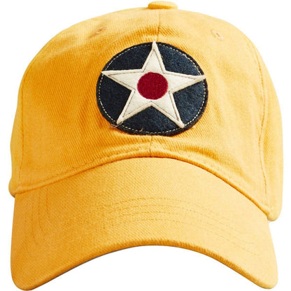 Red Canoe - National Heritage Brands Headwear Yellow Red Canoe US Roundel Ball Cap