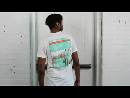 Camiseta vintage do Boeing 377 Stratocruiser da Aeroplane Apparel Co.