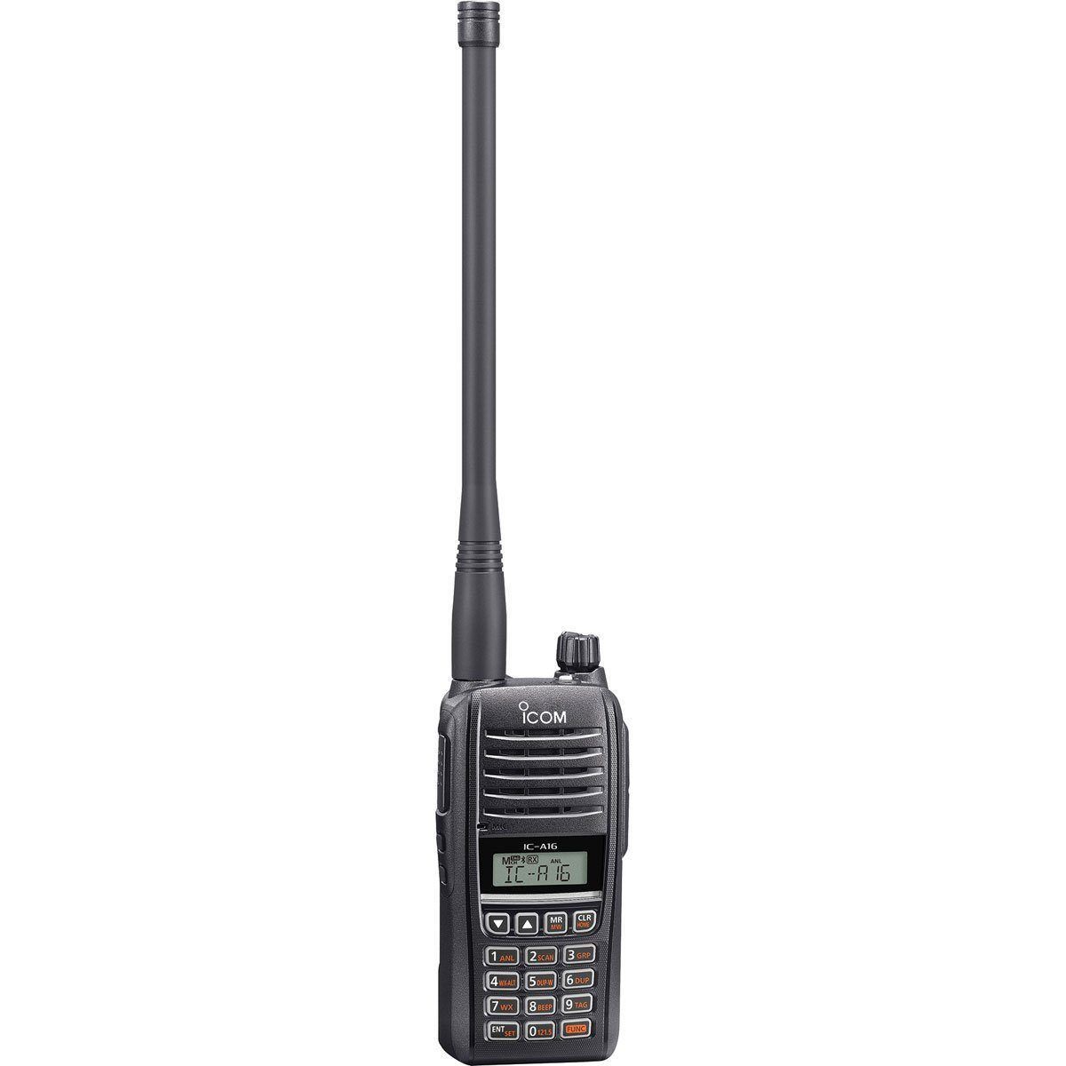 Icom IC-A16B (COM) Handheld VHF Transceiver with Bluetooth - PilotMall.com