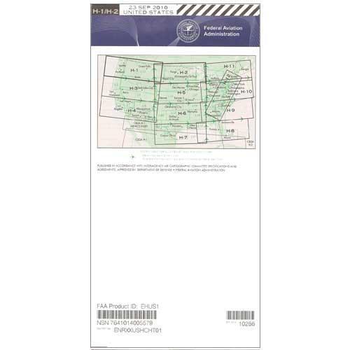 AeroNav Products IFR Enroute High Altitude Charts FAA Enroute High US H1/2 - 04/17/25 thru 06/12/25