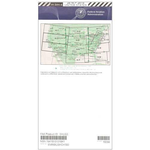AeroNav Products IFR Enroute High Altitude Charts FAA Enroute High US H3/4 - 04/17/25 thru 06/12/25